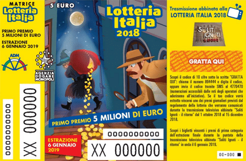 Lotteria Italia, in Basilicata in calo i biglietti venduti nella passata edizione