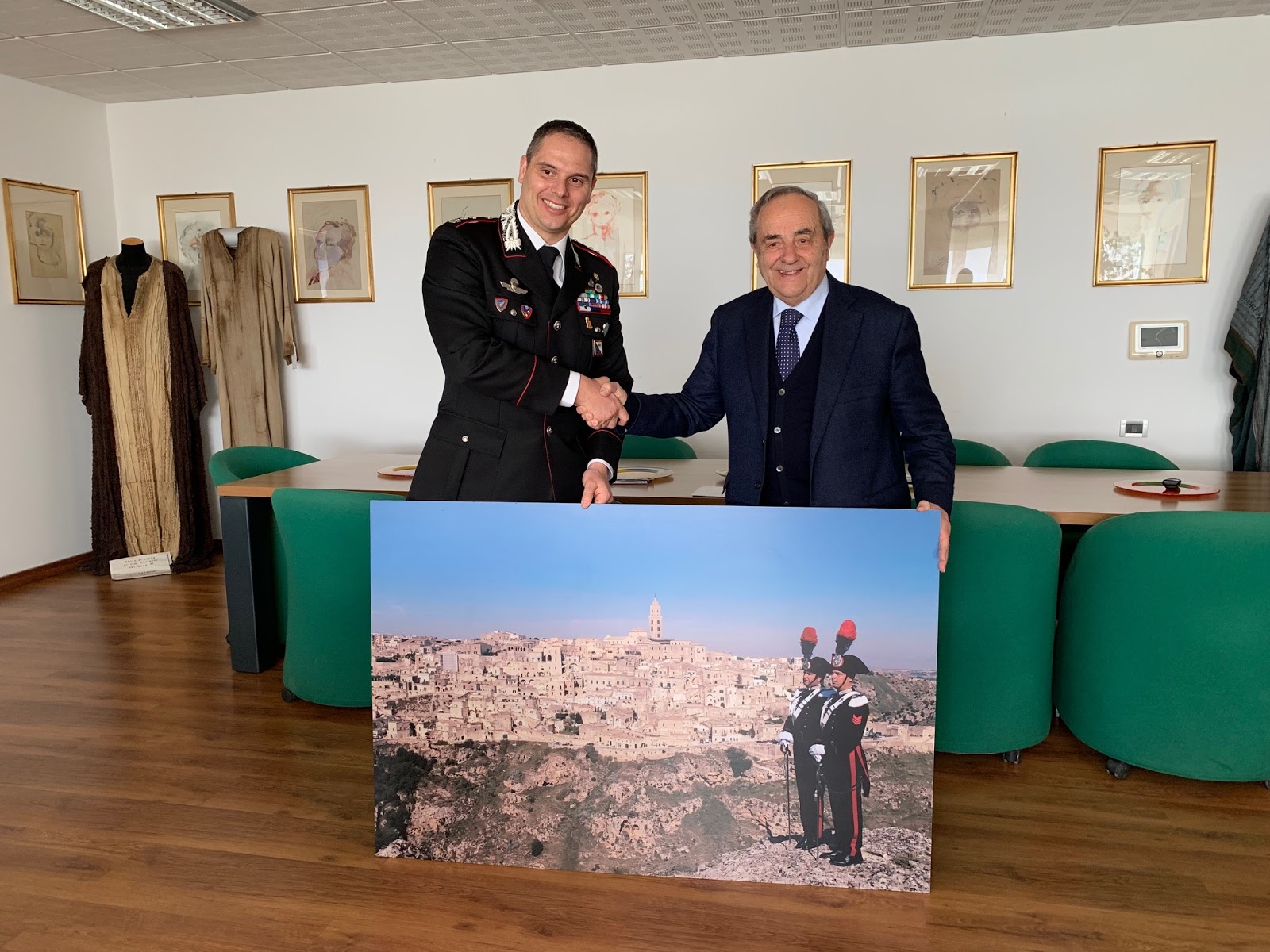 L’Arma dei Carabinieri presente alla Cerimonia inaugurale di Matera Capitale europea della Cultura 2019. I Sassi nel planning in tutte le caserme, le stazioni, i comandi provinciali e regionali