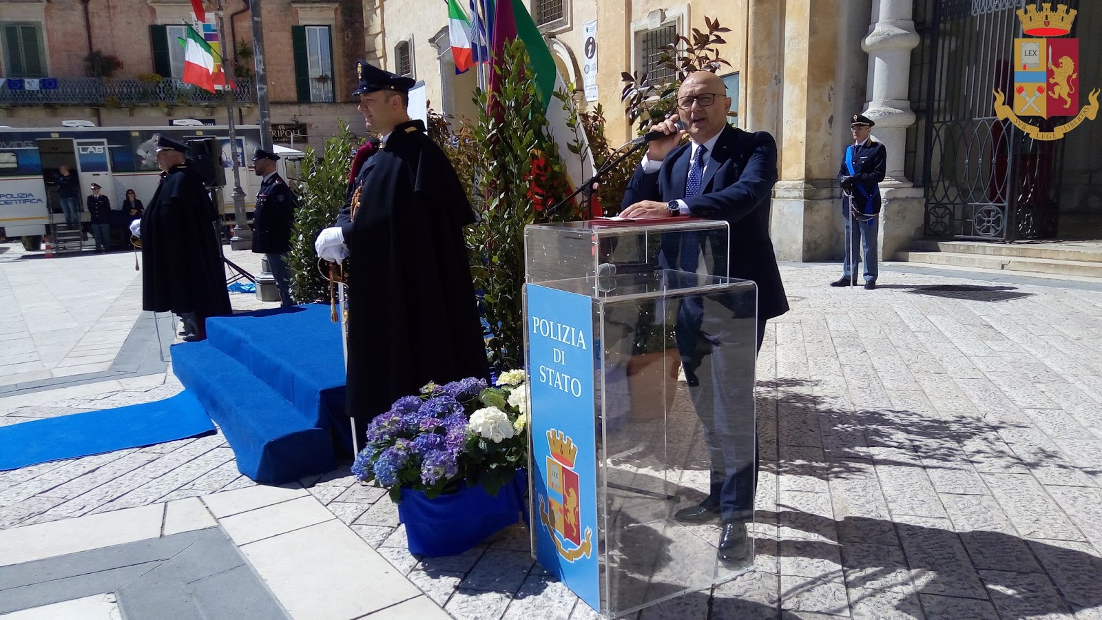 Fondazione Matera Basilicata 2019, il saluto al Questore Liguori