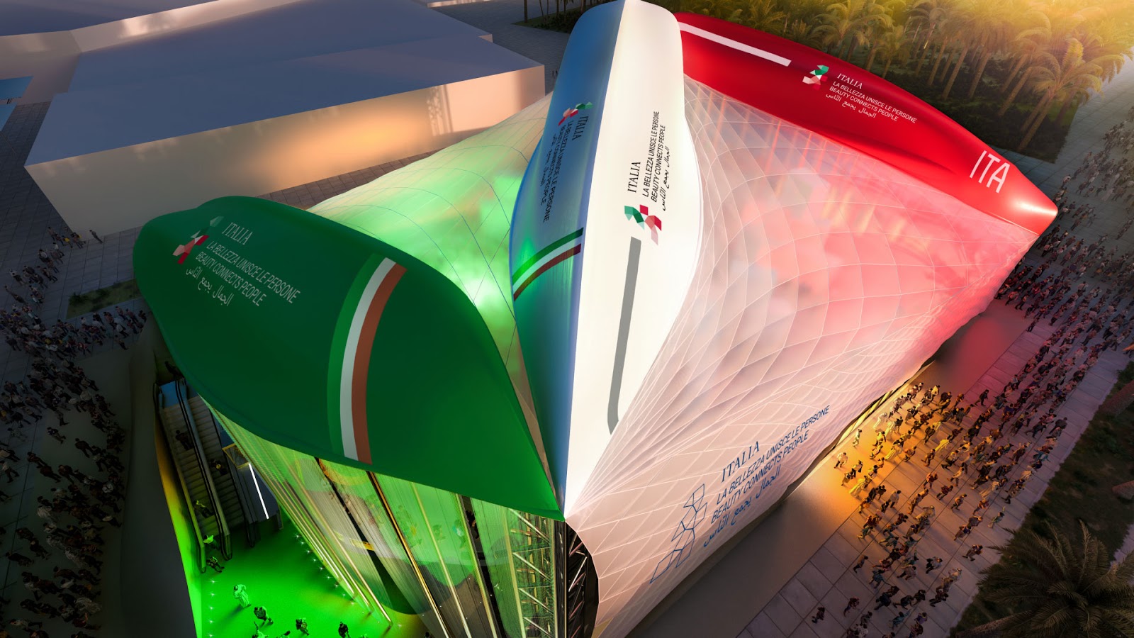 Presentazione del Padiglione Italia per Expo Dubai 2020, diretta streaming in Piazza Vittorio Veneto