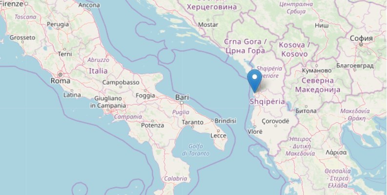 Forte scossa di terremoto in Albania avvertita in tutto il Sud Italia