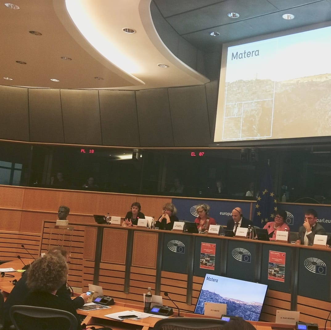 Matera 2019 in audizione pubblica alla Commissione cultura e istruzione del Parlamento Europeo