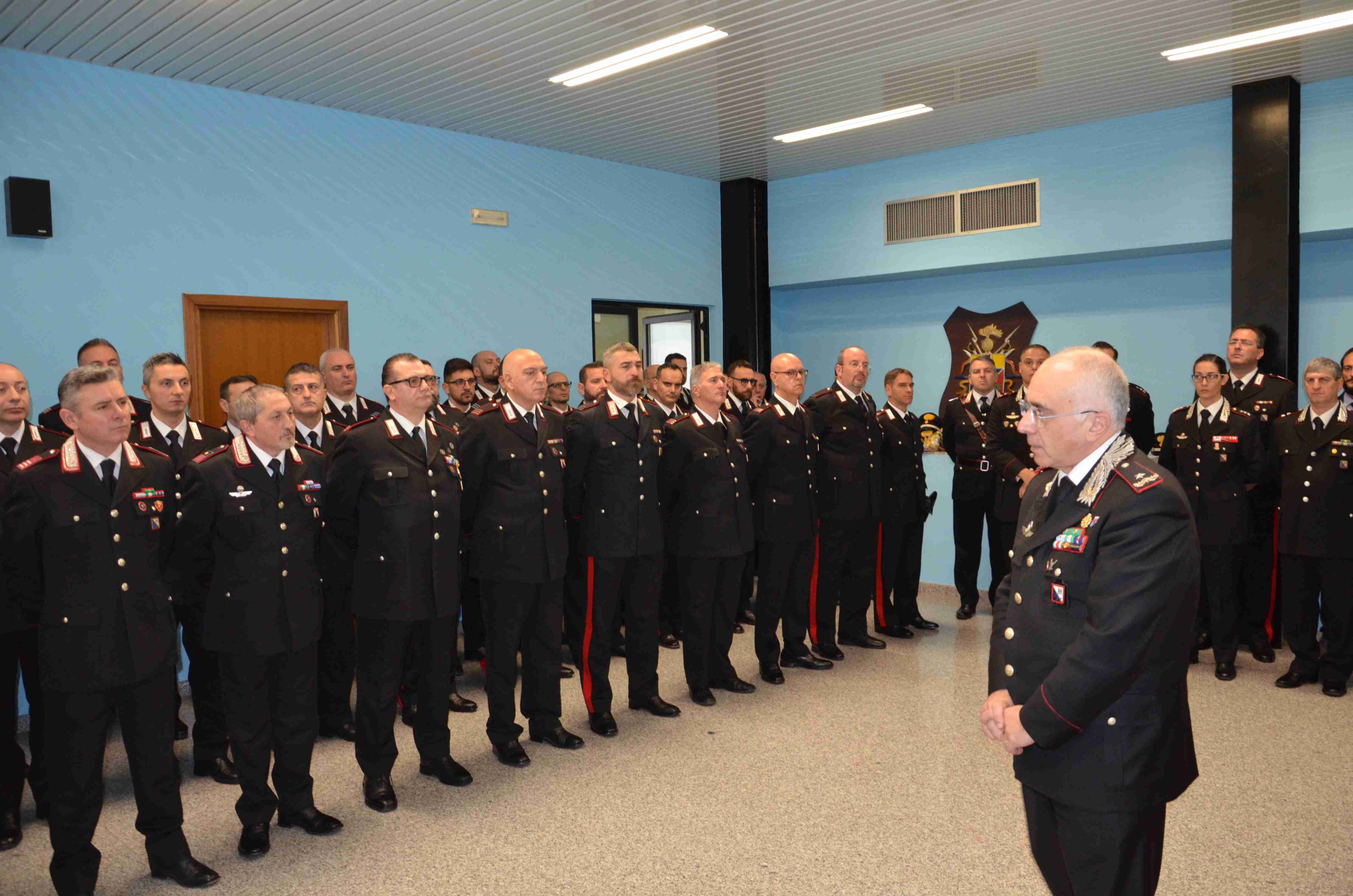 Matera, il Generale Castello in visita al Comando provinciale Carabinieri