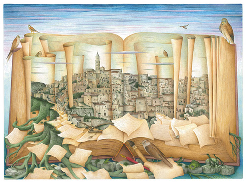 “Le umili meraviglie”: le poesie di Mario Luzi e l’arte di Pietro Paolo Tarasco incantano la città dei Sassi