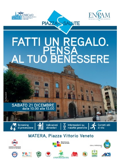 Il 21 a Matera piazza Vittorio Veneto si trasformerà in un villaggio della salute, dello sport e dell’alimentazione