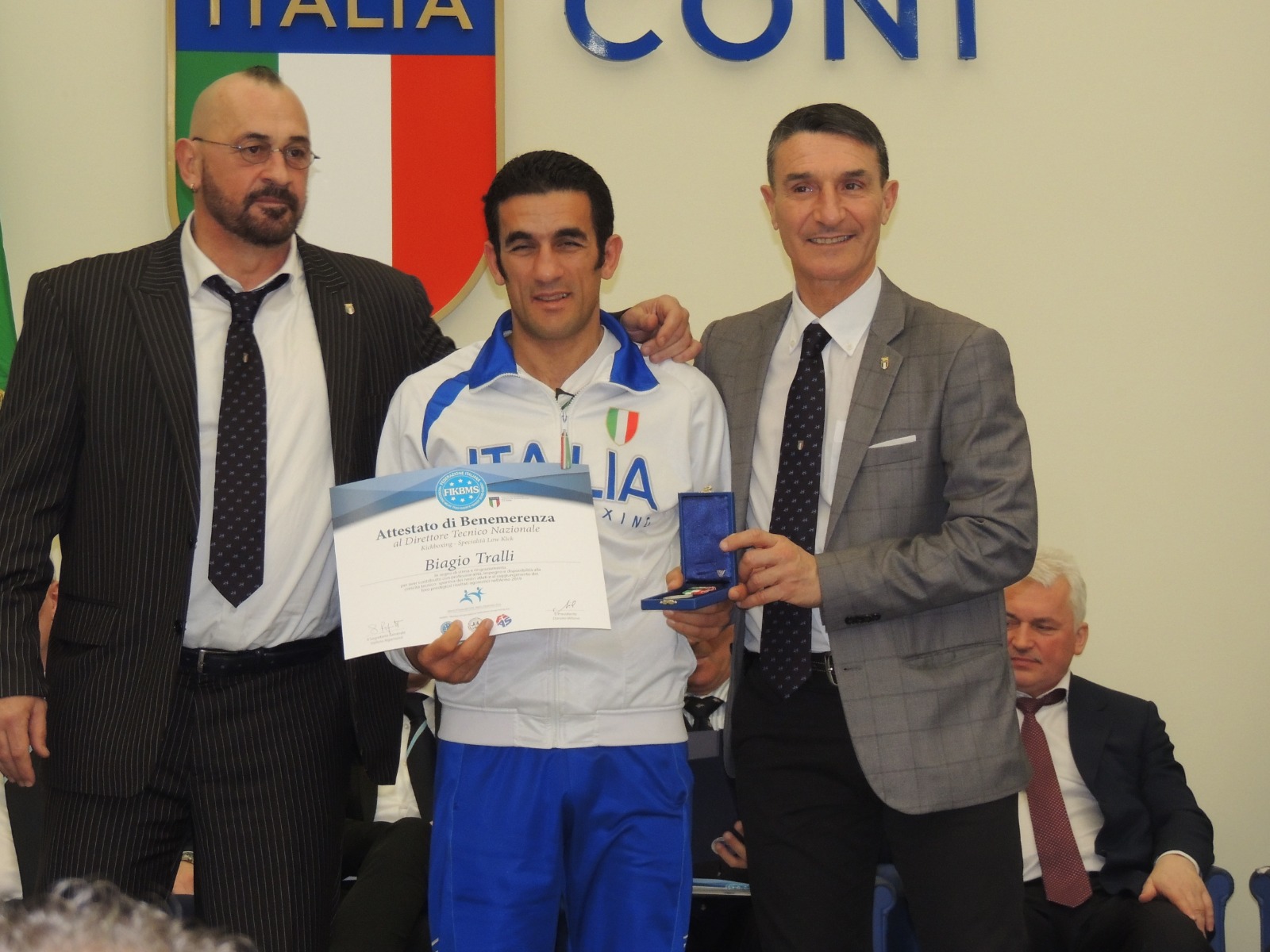 Il Maestro Tralli premiato nella Casa dello Sport: è tra gli autori delle gesta che hanno reso grande l’Italia nel mondo