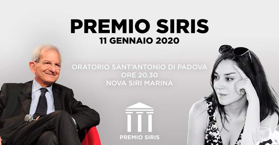A Luciano Violante e Simonetta Sciandivasci il Premio Siris. Cerimonia di consegna l’11 a Nova Siri