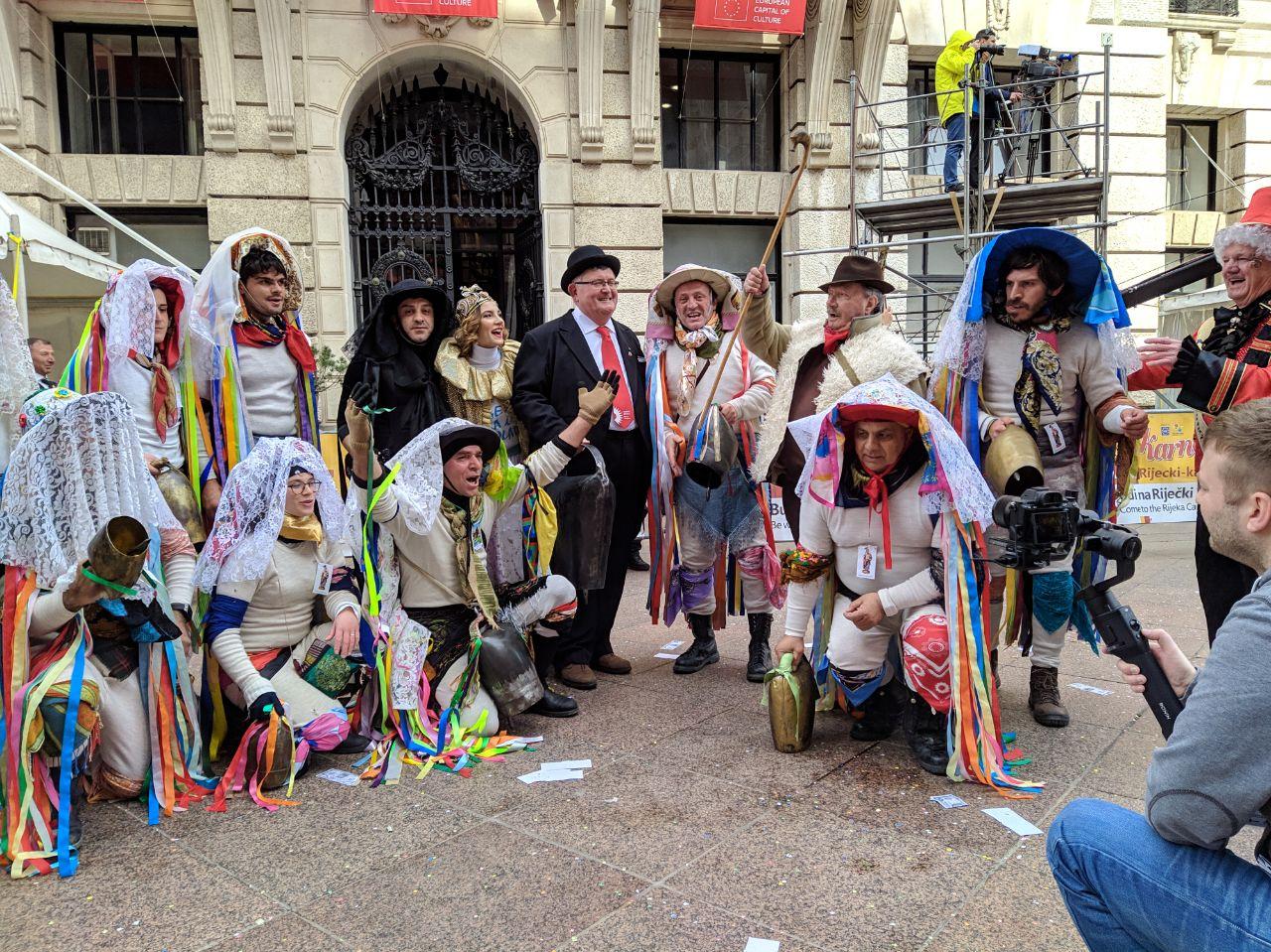 Matera 2019, le maschere lucane conquistano il pubblico del Carnevale internazionale di Rijeka 2020
