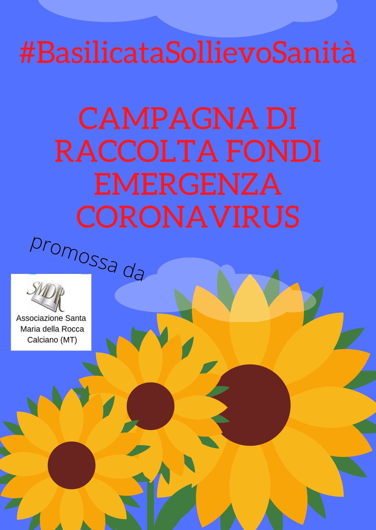 Emergenza Coronavirus, raccolta fondi promossa dall’Associazione Santa Maria della Rocca onlus di Calciano