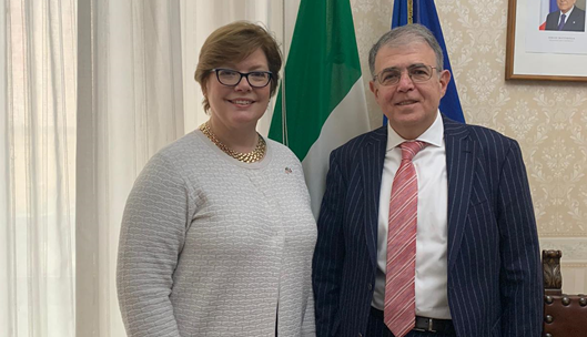 Il Console Generale degli Stati Uniti a Napoli Mary Avery ha incontrato il Prefetto di Matera Rinaldo Argentieri