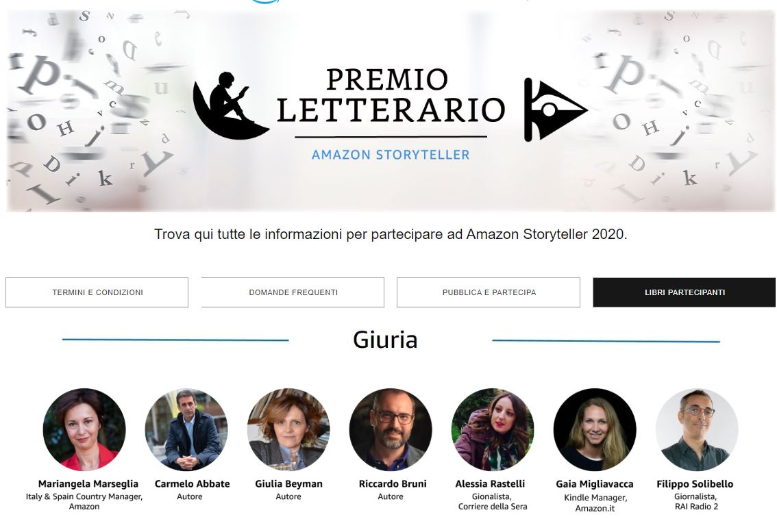 Al via Amazon Storyteller 2020, l’iniziativa per scoprire le migliori storie italiane autopubblicate