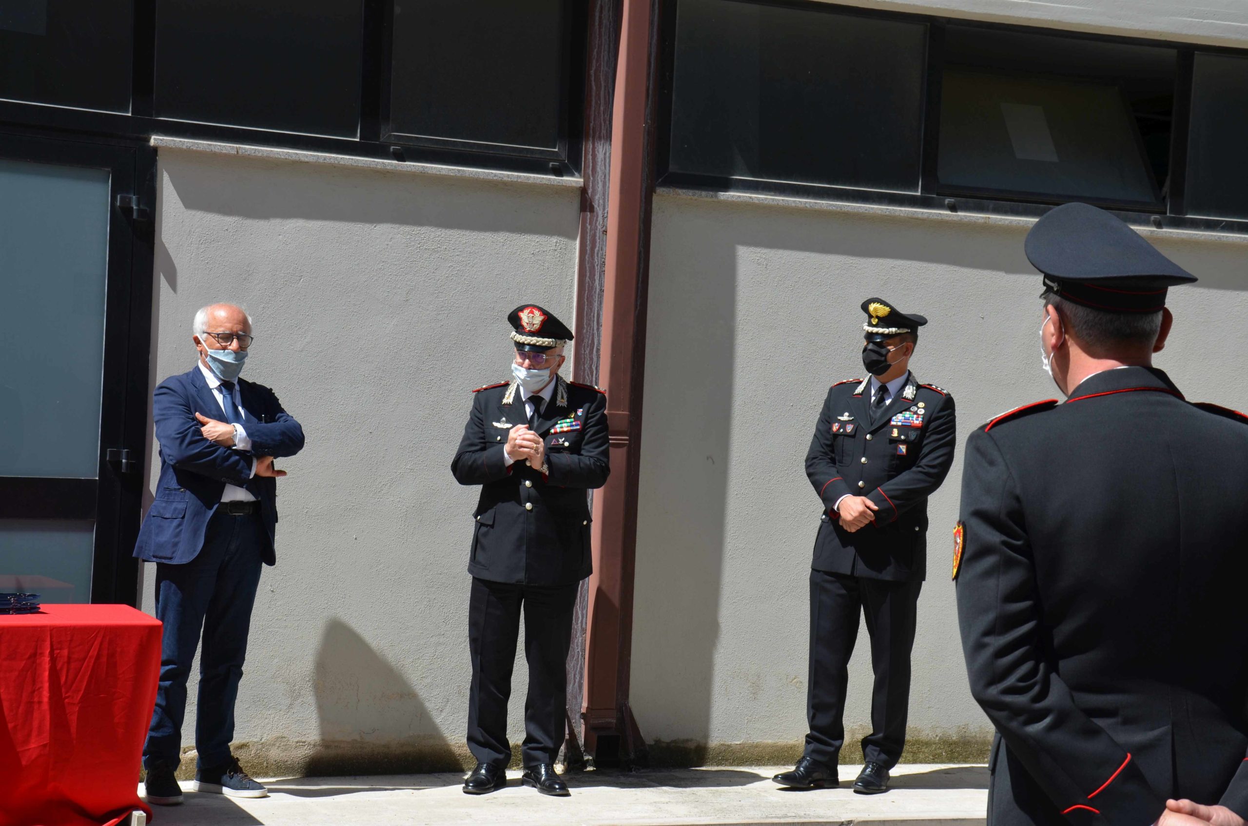 Matera, il generale Castello in visita al Comando provinciale dei Carabinieri
