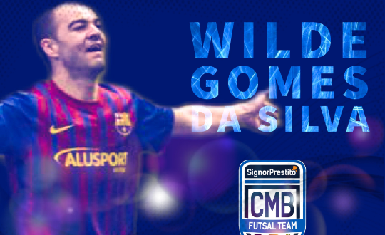 Il campione del mondo del futsal Wilde Gomes da Silva è un nuovo giocatore del CMB