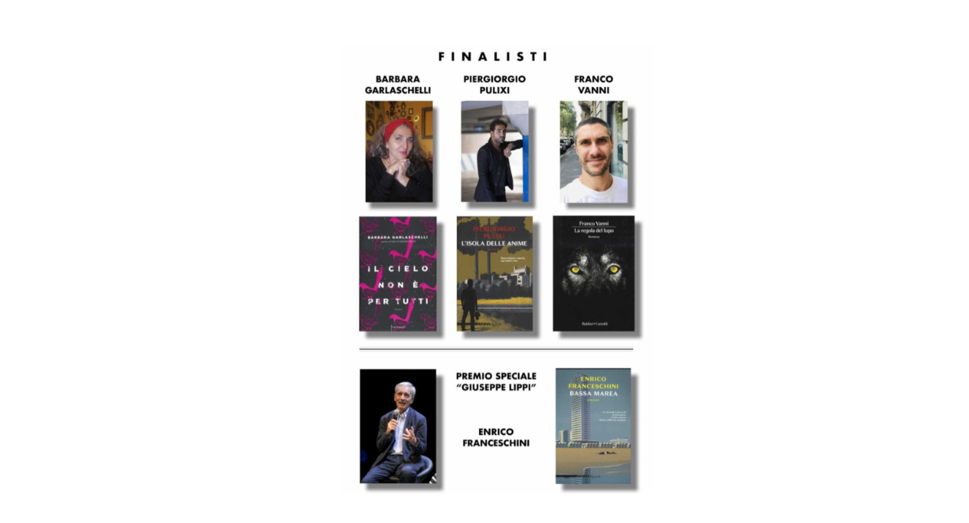 Premio letterario “La Provincia in Giallo”: Garlaschelli, Pulixi e Vanni i tre finalisti vincitori. Premio speciale “Lippi” a Franceschini