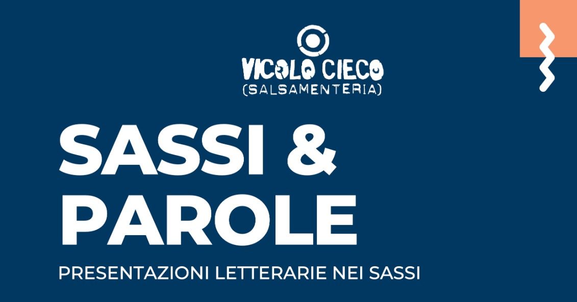 “Sassi & Parole”: presentazioni letterarie al Vicolo Cieco con Calia, Bencivenni e Solito