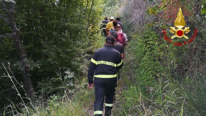 Coppia perde l’orientamento in un percorso sulle Dolomiti Lucane, intervengono i Vigili del fuoco