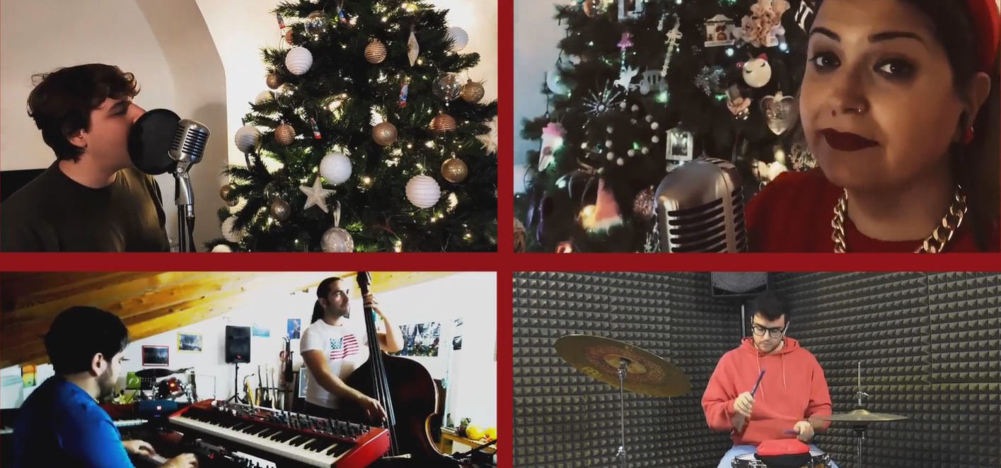 Da Matera un “Blue Christmas” in musica con Carla Volpe, Emanuele Schiavone, Antonio Laviero, Nunzio Laviero e Pasquale Parente