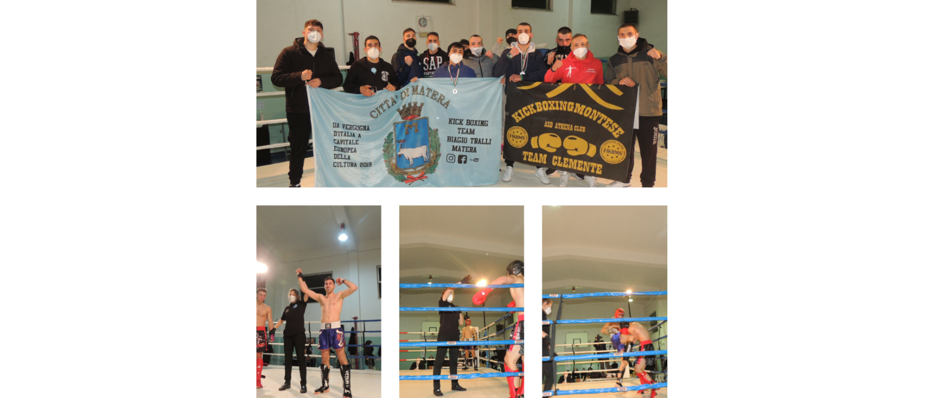 Galà Borgo Fight V di kickboxing, en plein per i fighters lucani