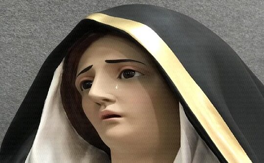 “Non si tratta di lacrime”: dagli esami di laboratorio la conferma definitiva sulla presunta lacrimazione  della statua della Madonna dell’Addolorata a Pisticci Scalo