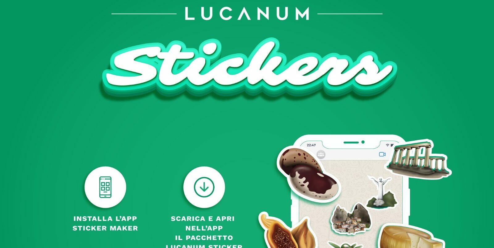 Ecco i Lucanum Stickers per conversare digitalmente alla lucana