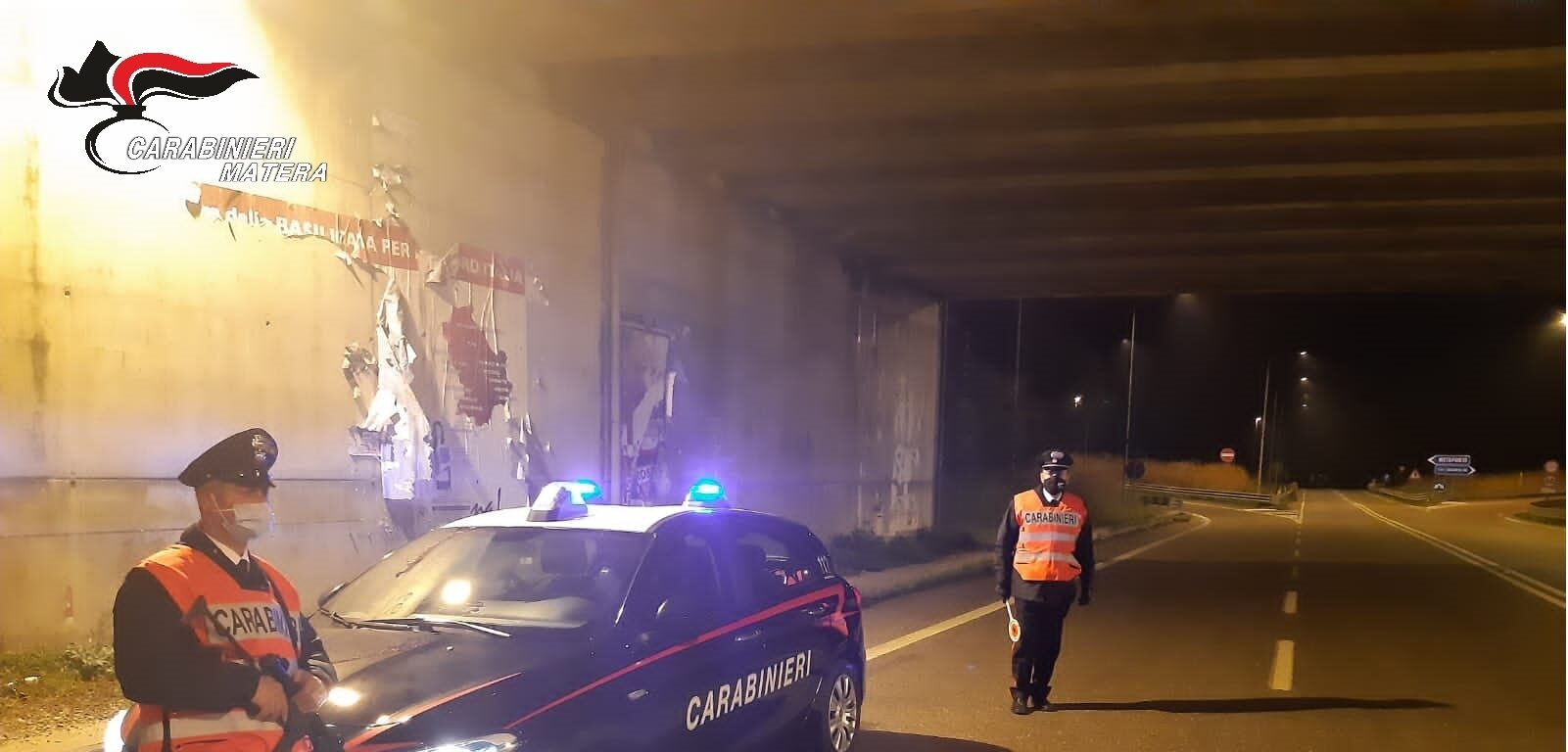 Positivo all’alcoltest dopo un incidente, 23enne denunciato dai Carabinieri di Pisticci