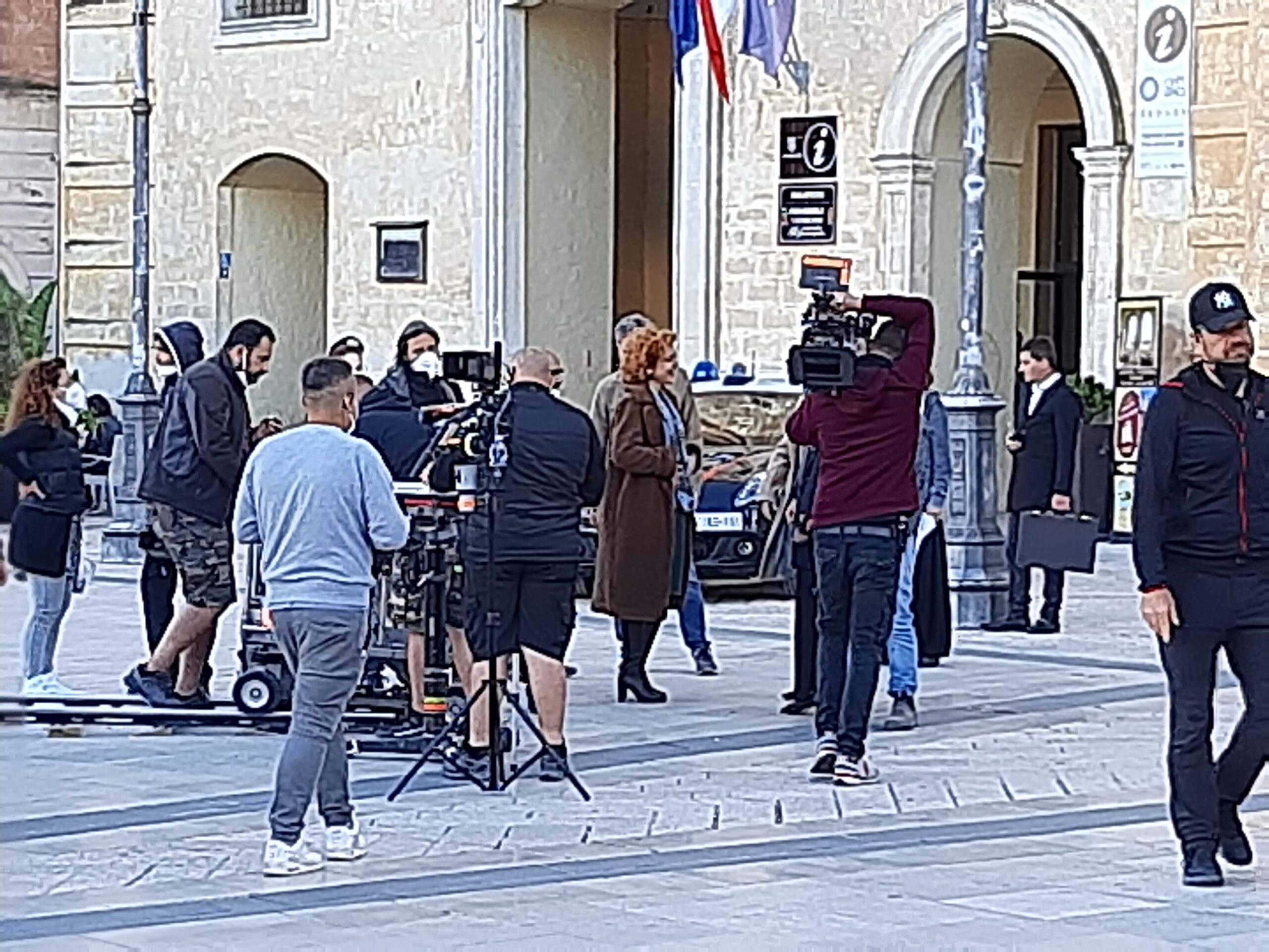 Matera, ciak in piazza Vittorio Veneto per “Imma Tataranni – Sostituto procuratore”