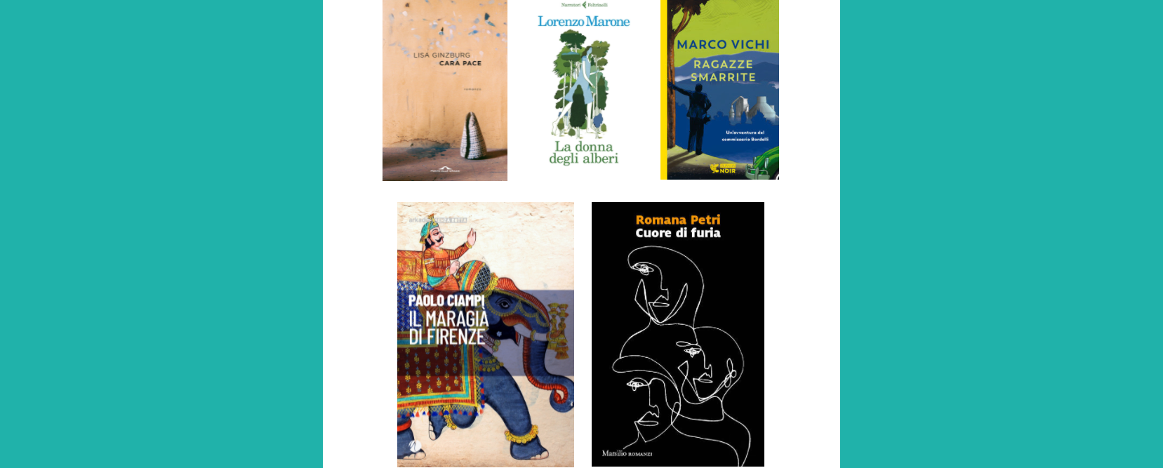 Ecco i cinque finalisti del 34° Premio letterario Chianti