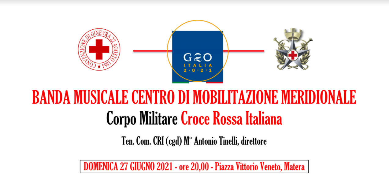 Mostra ‘Pianeta Pandemia’ a Matera: il 27 saluto delle autorità e concerto del Corpo Militare Croce Rossa Italiana