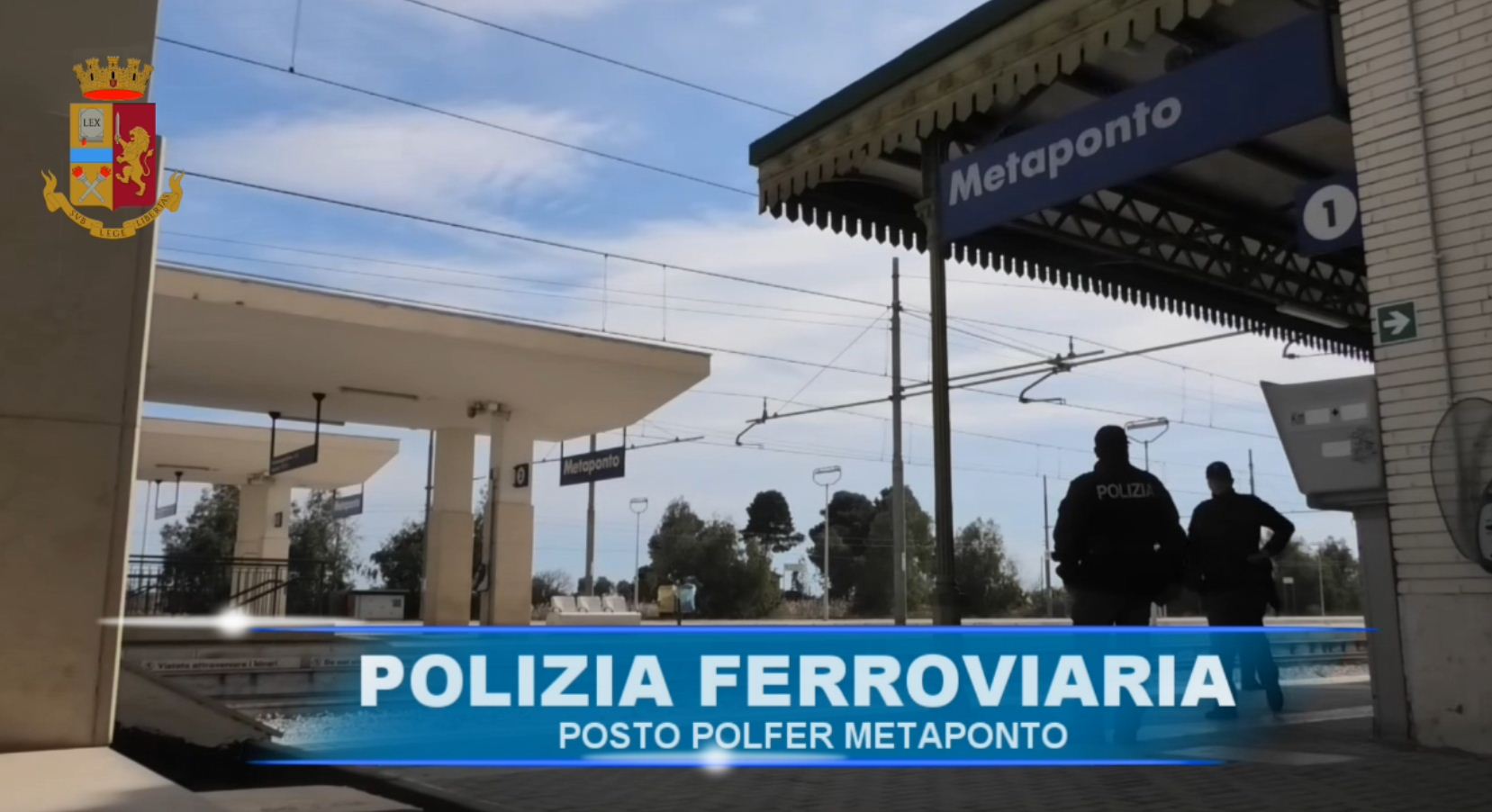 Metaponto, giovane mamma in difficoltà aiutata dagli agenti della Polfer