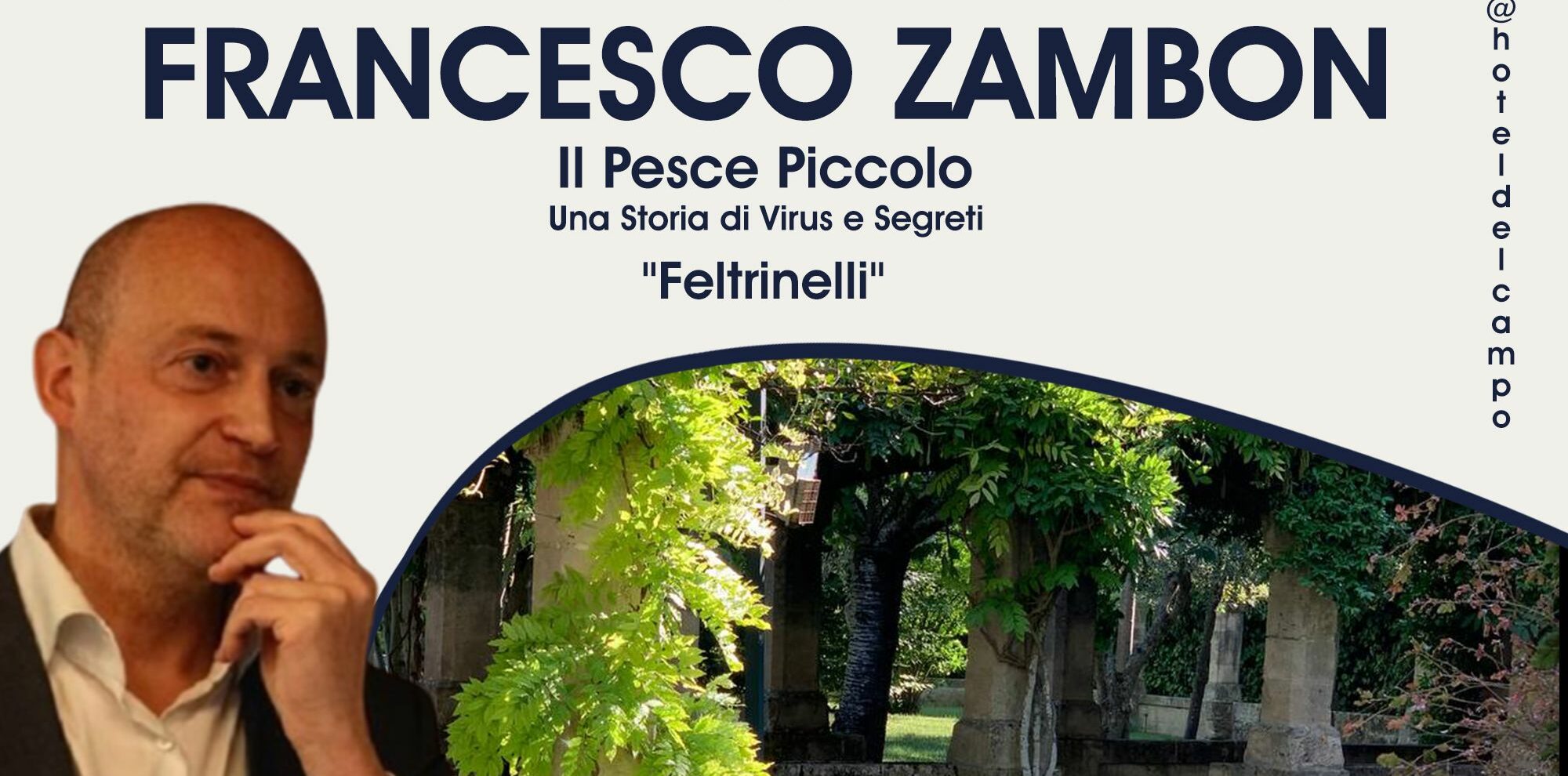 Matera, il 22 l’Hotel del Campo e la Libreria Di Giulio presentano “Il Pesce Piccolo” di Francesco Zambon