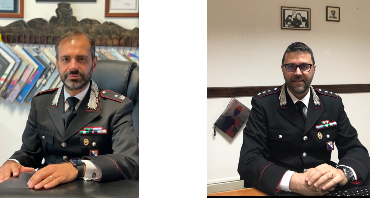 Matera e Policoro, cambio della guardia al comando delle Compagnie Carabinieri