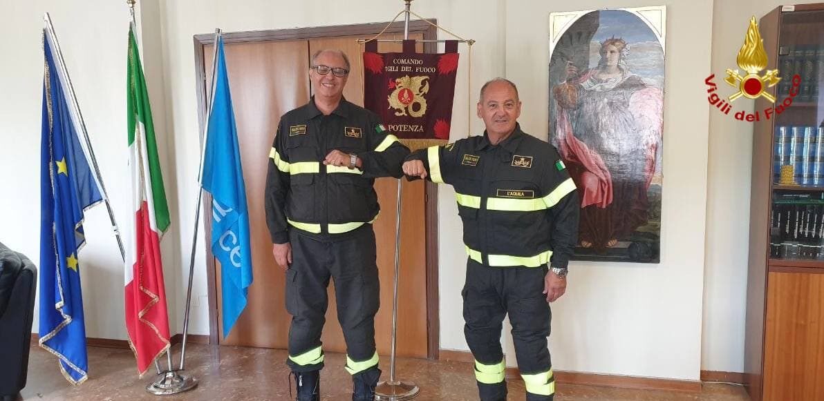 Potenza, Giuseppe Paduano nuovo comandante dei Vigili del fuoco