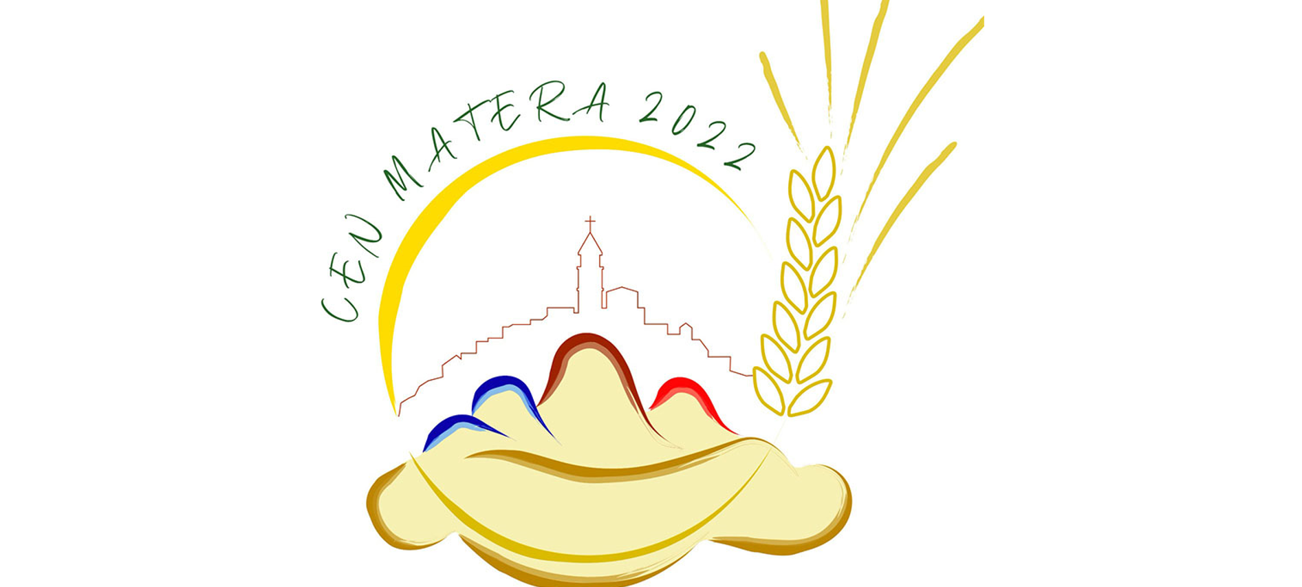 Realizzato da due giovani materani, Eustachio Santochirico e Cristina Acito,   il logo del XXVII Congresso Eucaristico Nazionale che si celebrerà a Matera dal 22 al 25 settembre 2022