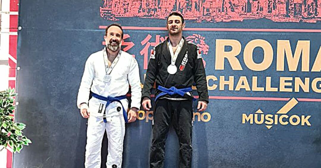 Due ori al Roma Jiu Jitsu Challenge per l’Accademia delle Arti Marziali e Sport da Combattimento