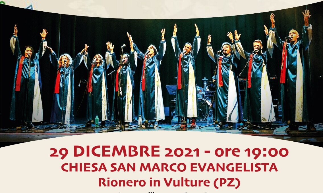 Rionero in Vulture, Associazione Vulcanica: il 29 il coro gospel “Voices’ Power – La Potenza delle voci” per il progetto “Vulcanica Sound&Family”