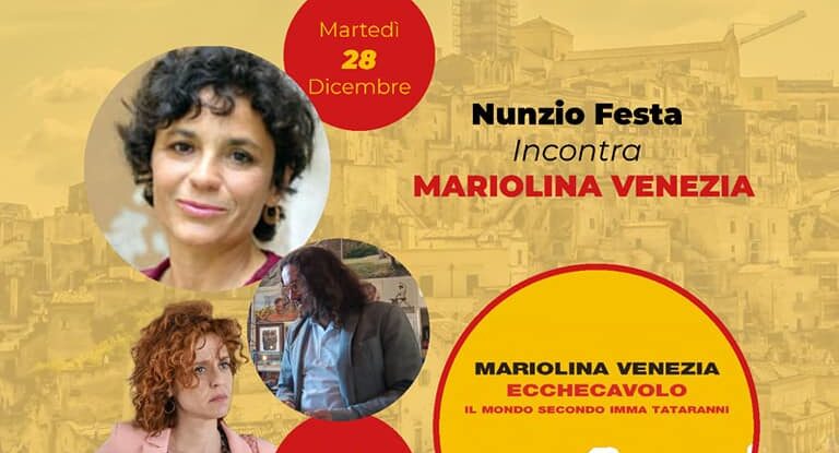 Il 28 a Pomarico Mariolina Venezia presenta “Ecchecavolo. Il mondo secondo Imma Tataranni”