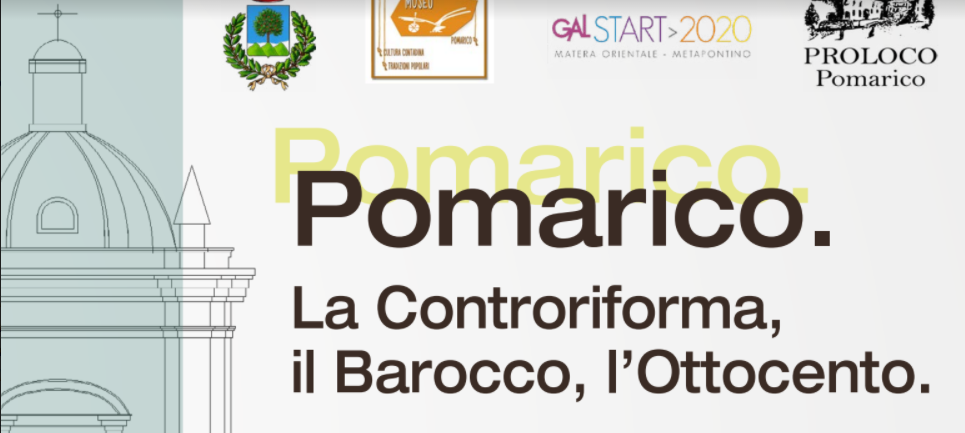 Domani giornata di studio “Pomarico. La Controriforma, il Barocco, l’Ottocento” con Mauro Vincenzo Fontana