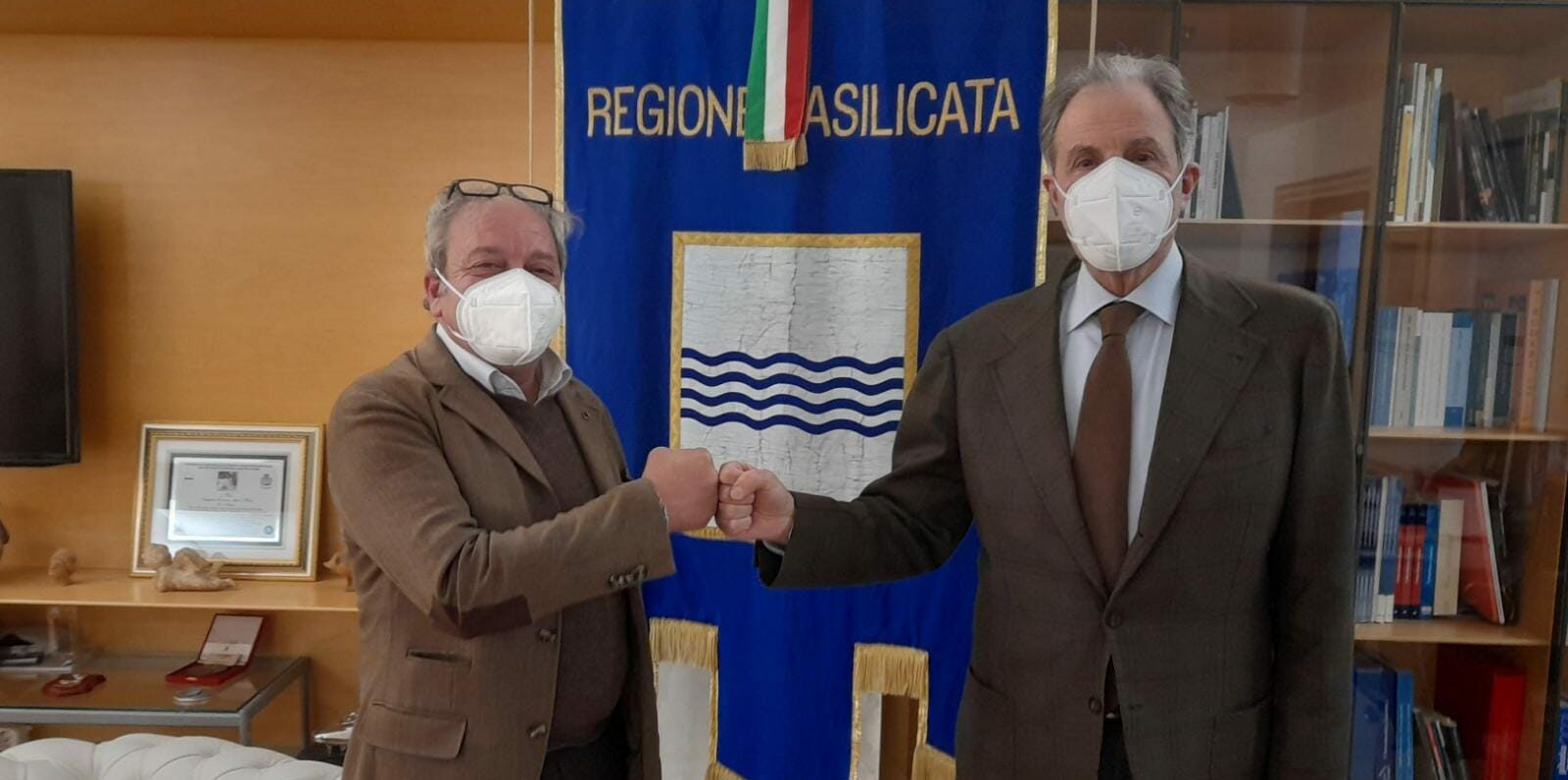 Il presidente Bardi incontra il sindaco di Aliano, Luigi De Lorenzo: “Impegno va avanti”
