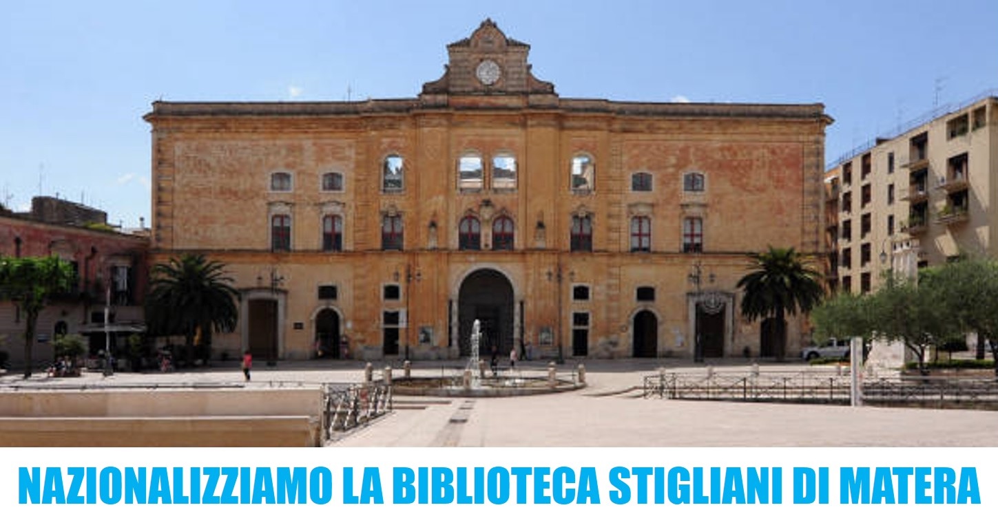 La cultura è libertà. L’appello per salvaguardare la biblioteca “Tommaso Stigliani” di Matera approda in Parlamento