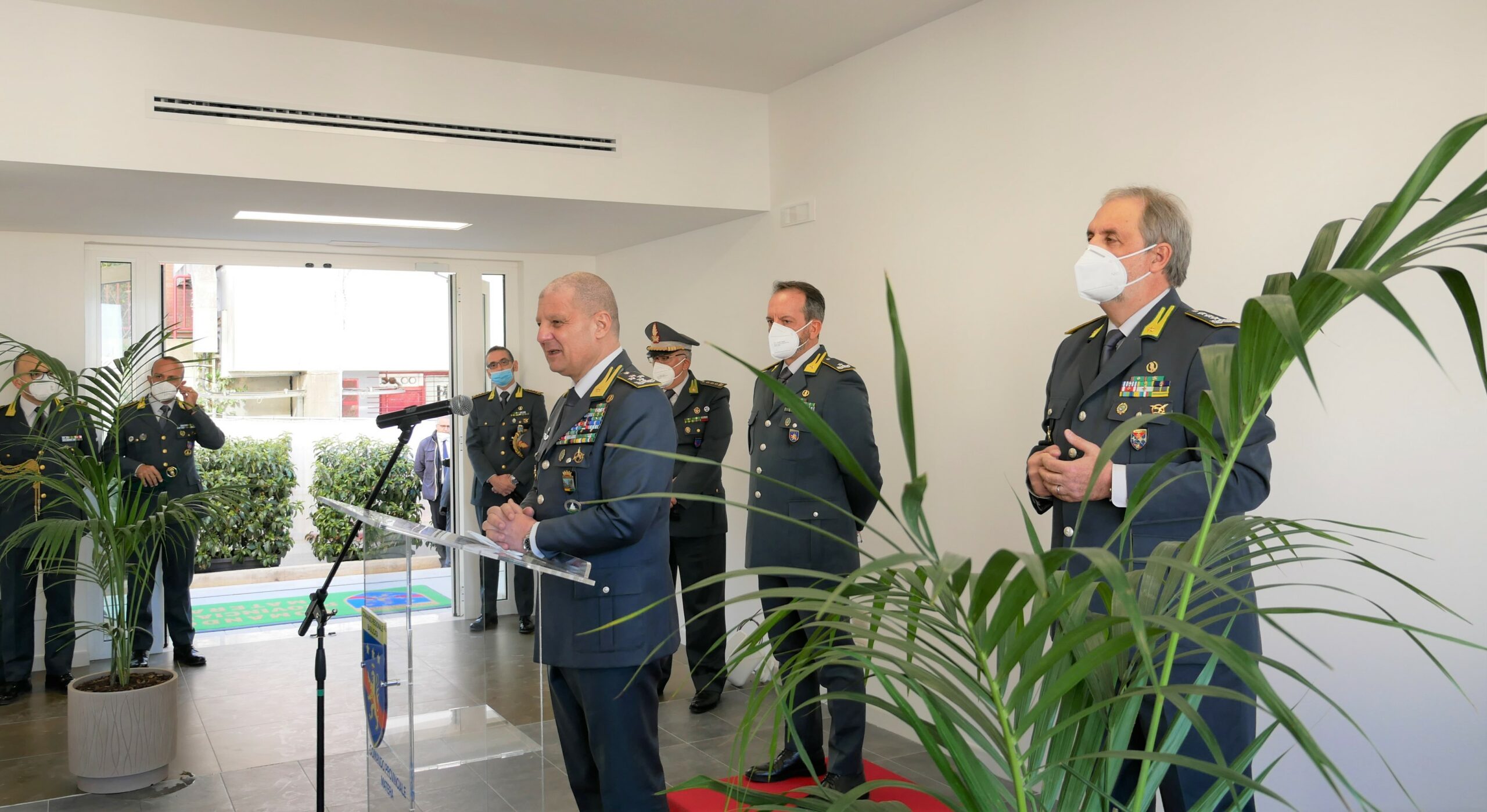 Visita del Comandante Generale della Guardia di Finanza, Generale di Corpo d’Armata Giuseppe Zafarana, al Comando provinciale Matera