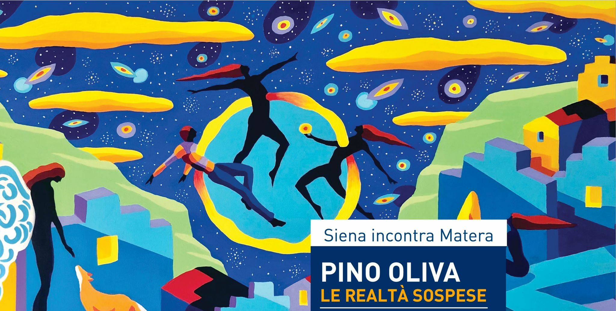 Il 9 a Palazzo Malvinni Malvezzi inaugurazione della mostra Pino Oliva ”Le realtà sospese” (Matera incontra Siena)