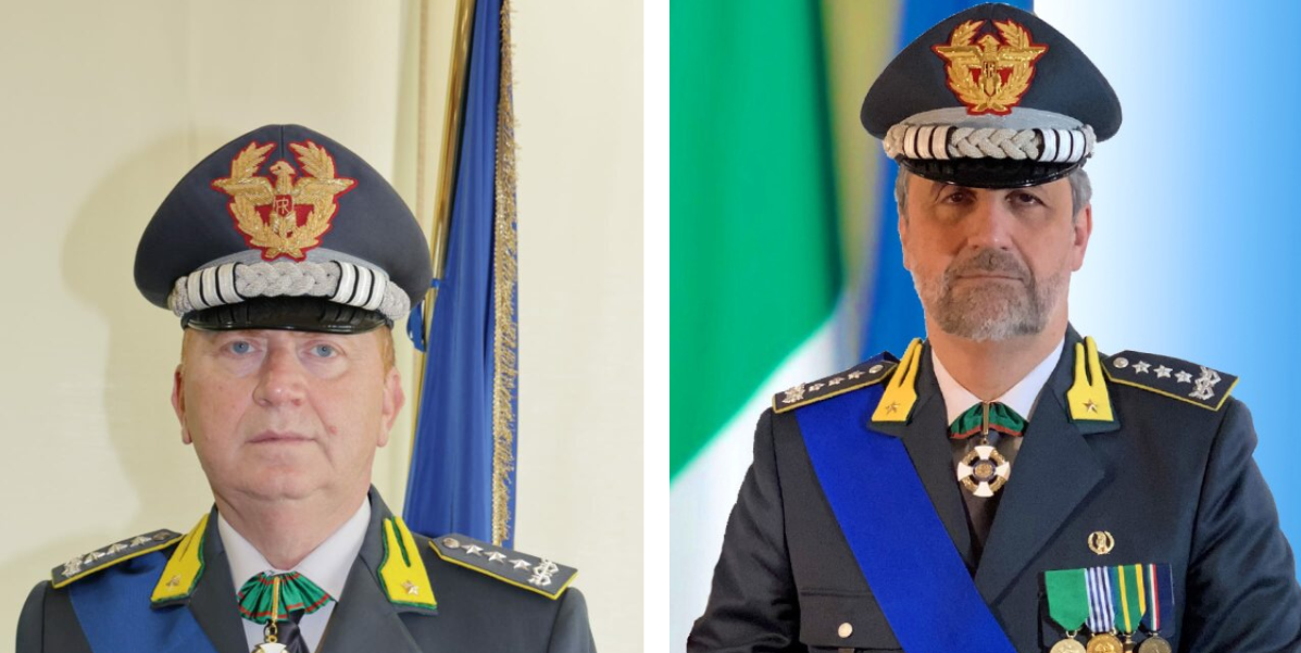 Cerimonia di avvicendamento nella carica di Comandante Interregionale dell’Italia meridionale della Guardia di Finanza