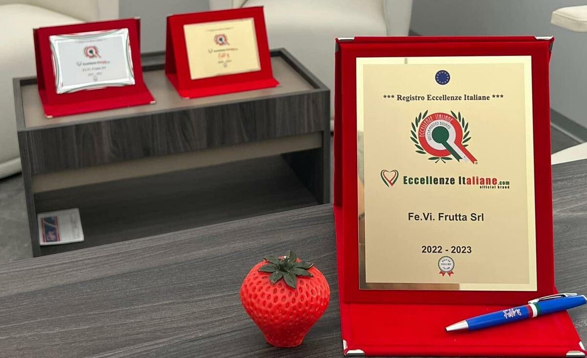 La Fe.Vi. Frutta di Policoro riconfermata nel Registro Eccellenze Italiane