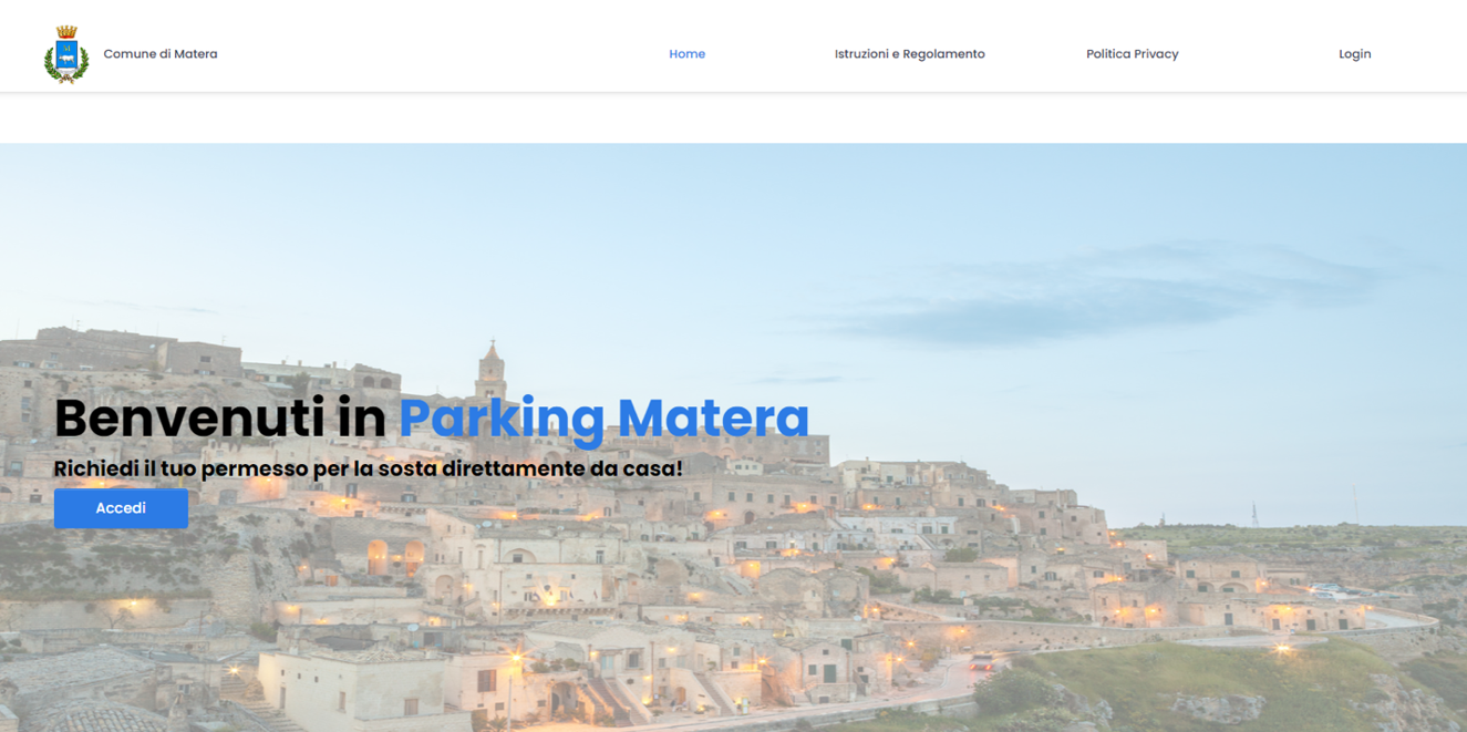 Matera, nuova gestione del servizio dei parcheggi a pagamento. Ecco come abbonarsi