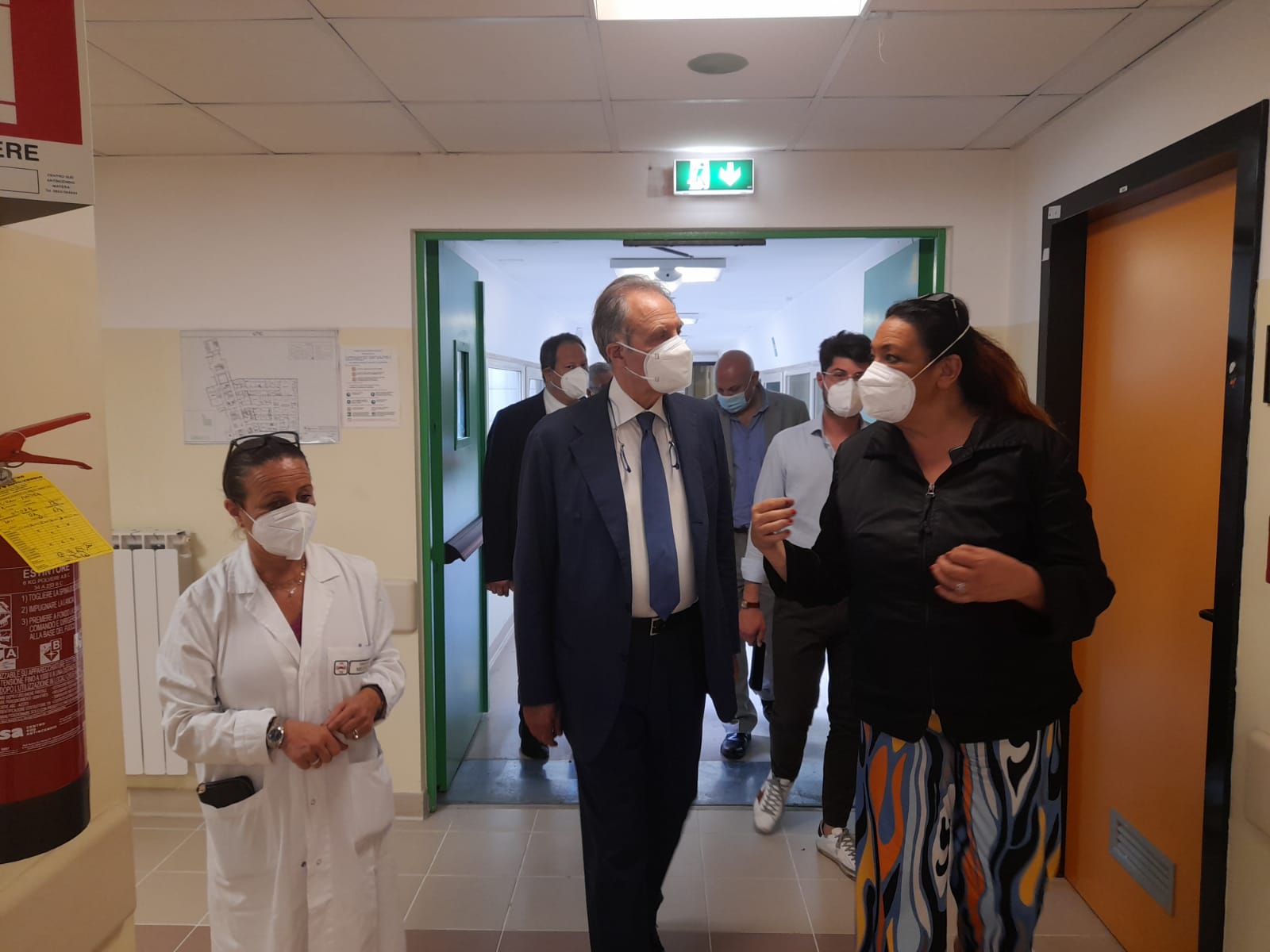 Visita a sorpresa del Presidente Bardi all’ospedale di Matera