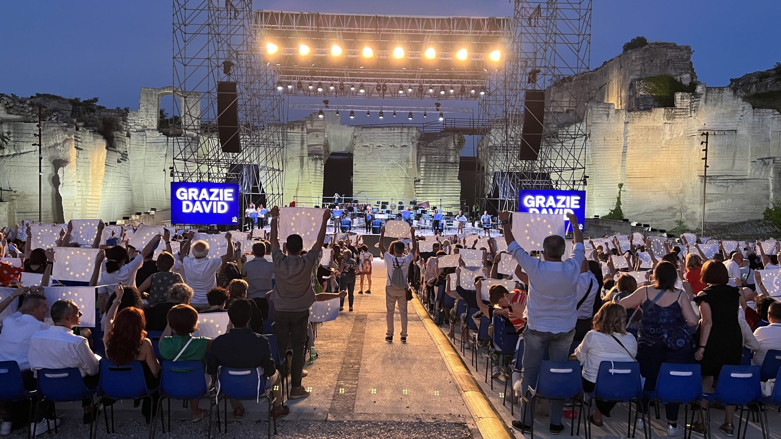 Grazie David, l’omaggio di Matera 2019 al presidente Sassoli