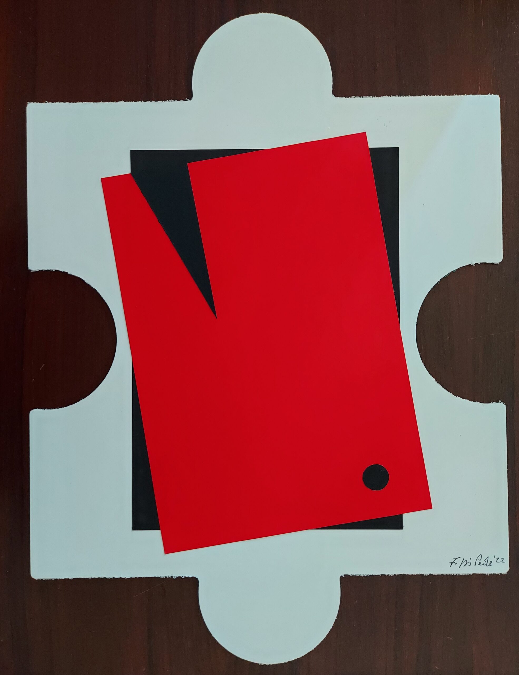 “Tutti puzzle per l’Arte. Segni per dissonanze armoniche”: esposta anche un’opera dell’artista materano Franco Di Pede