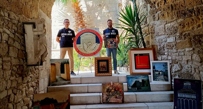 Carabinieri Nucleo Tutela Patrimonio Culturale di Bari, il bilancio dell’attività operativa 2021