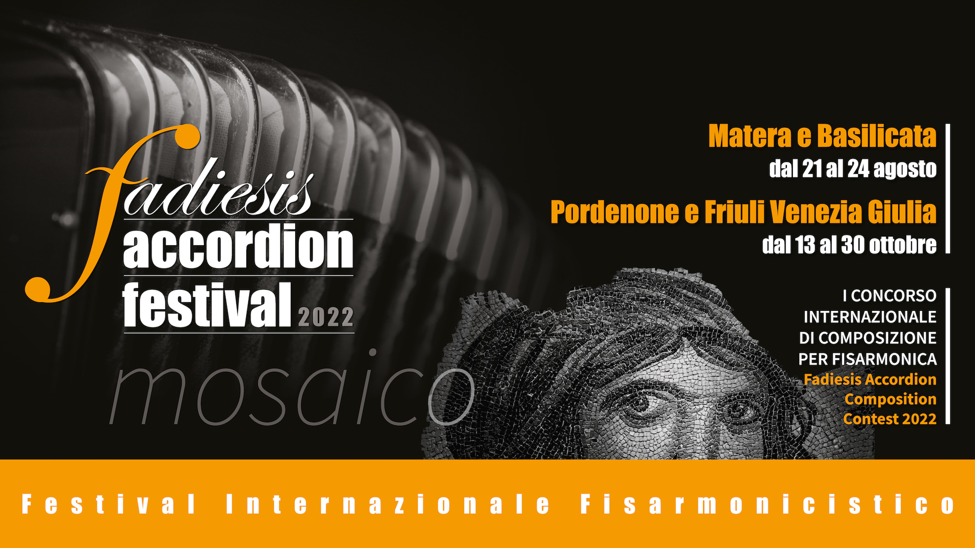 XII in Basilicata del Fadiesis Accordion Festival: quattro i concerti dal 21 al 24 agosto che apriranno il festival in terra lucana