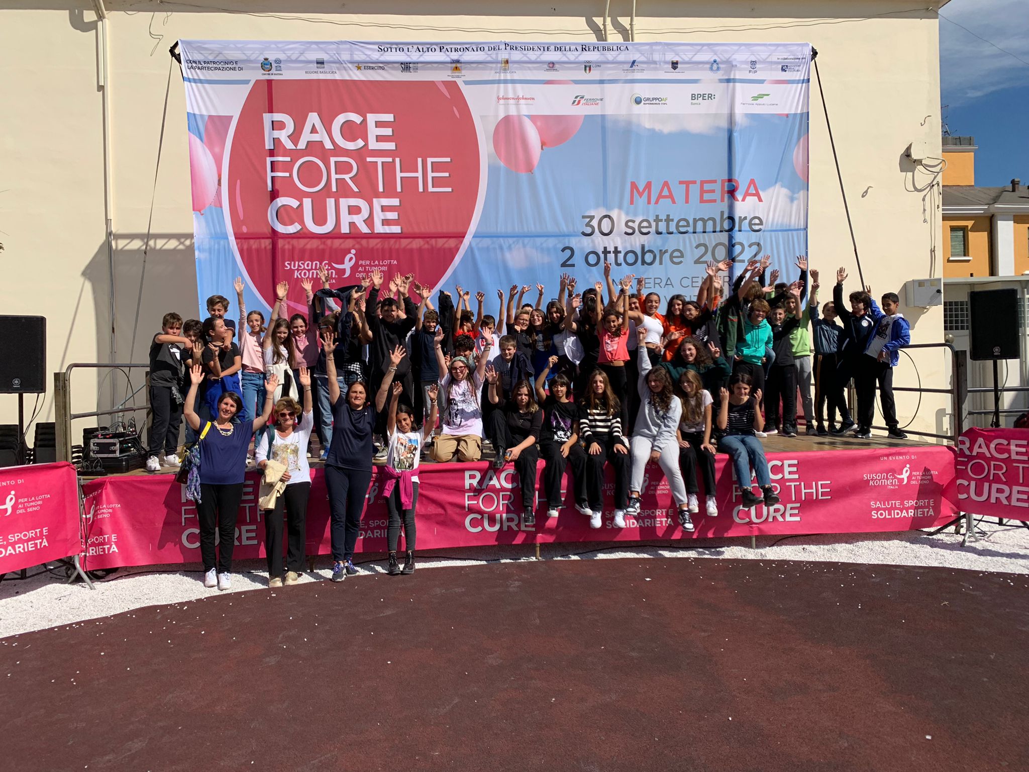 La Nicola Festa al Villaggio Race for the Cure 2022 di Matera